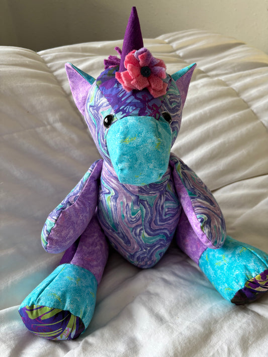 Storybook Patchwork Unicorn | Fabric