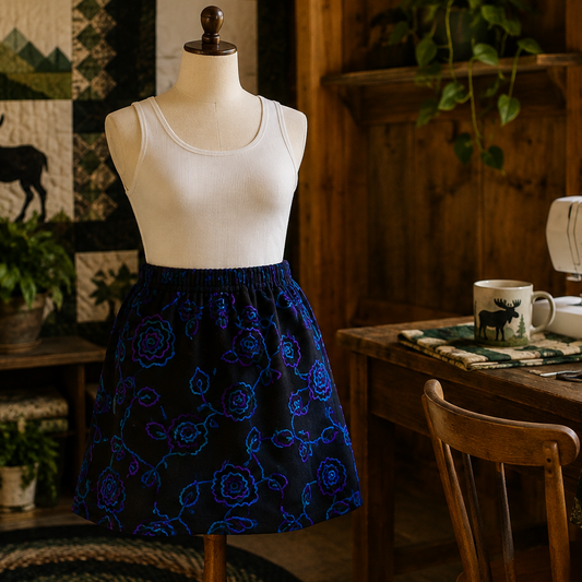 Beginner Sewing Series — The Sew Simple Elastic Skirt