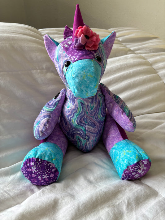 Storybook Patchwork Unicorn | Fabric