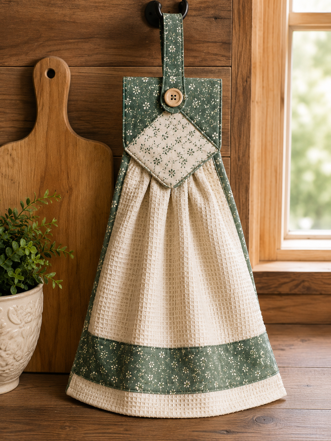 Intermediate Sewing Series – Hanging Kitchen Towel